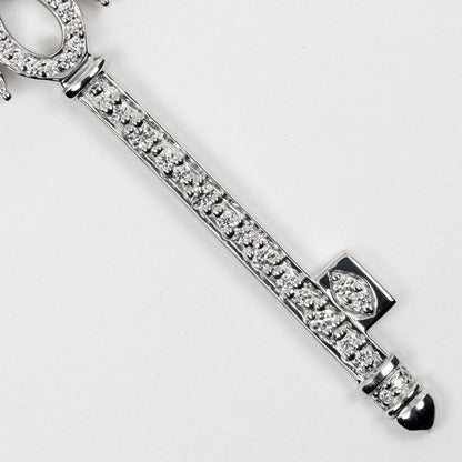 Tiffany & Co Victoria Key Medium Pt950platinum X Diamonds X Rubies Ladies 6.67g