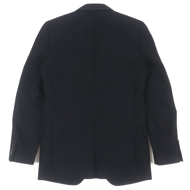  Saint Laurent Paris 2021 687349 100% Silk Lining Single Jacket Tailored