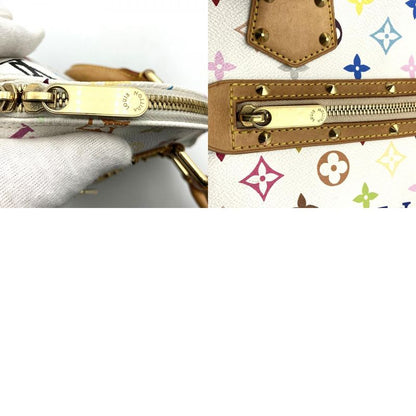 Louis Vuitton M92647 Alma (old) Handbag White Monogram Multicolor