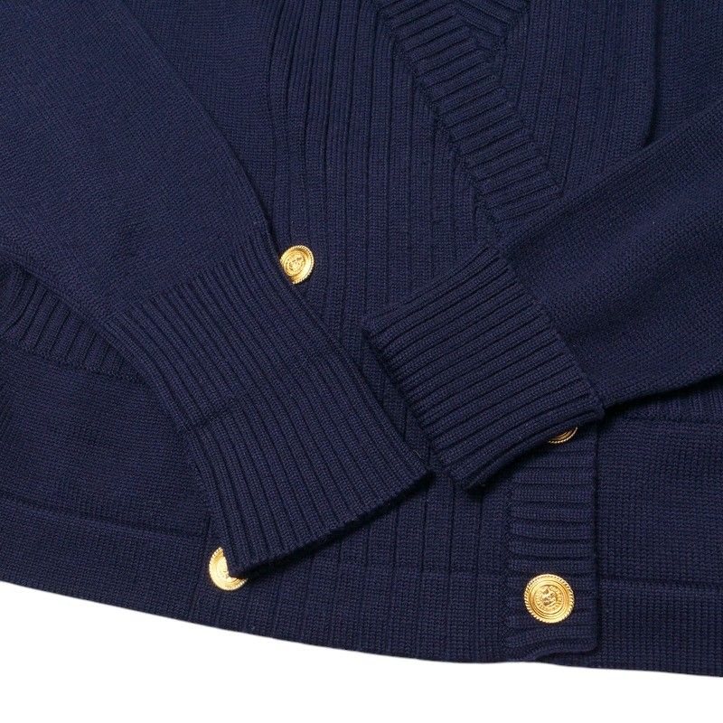 Chanel Vintage Skirt Setup Size 38 Knit Cardigan Knit Tight Skirt COCO Chanel