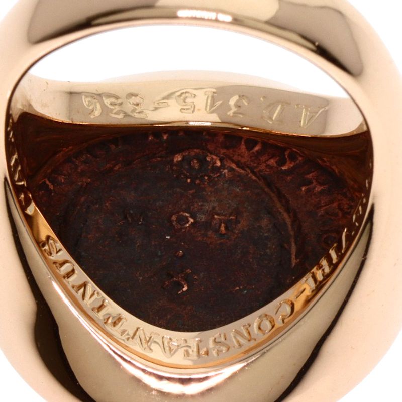 Bvlgari Bulgari Motene Coin Ring - 18K Pink Gold Ladies