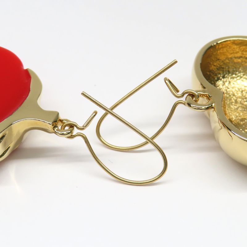 Louis Vuitton Earrings Boucle Doreil Phrase M64922 Strawberry Heart