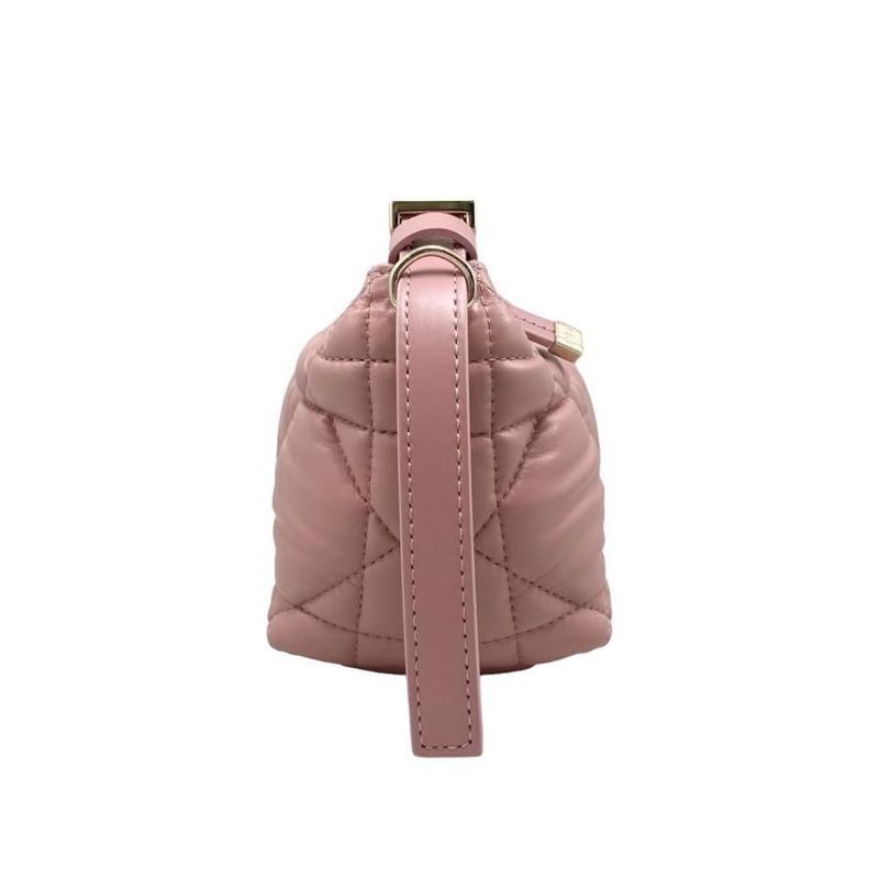 Christian Dior Handbag Nomad Pouch Small S5553omig Pink Gold Hardware Christian