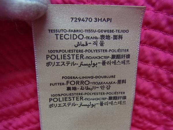 Gucci GG Marmont 100% Polyester Bucket Hat Size M 57cm (22.44in) Ladies Pink