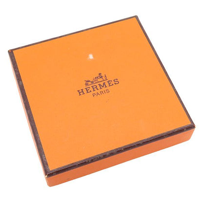 Hermes Bangle Circle Cutout GP Yellow Gold Charm Bracelet Metal Round [case