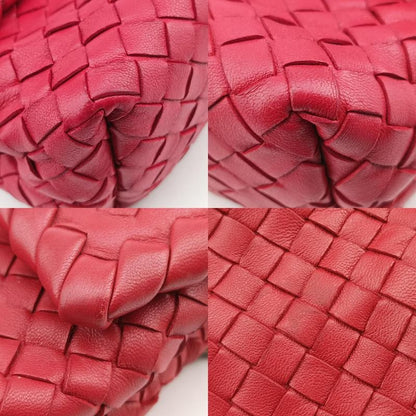 Bottega Veneta Intrecciato Olympia Red Lambskin B07197921r