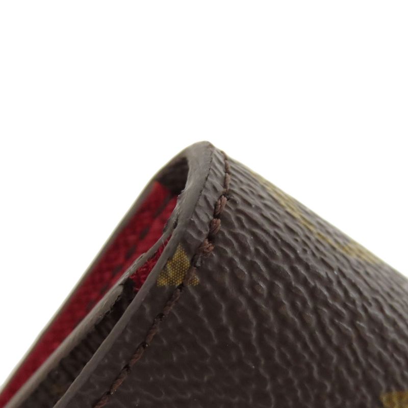 Louis Vuitton M93802 Porte Feuille Marie Card Case Monogram Canvas Women