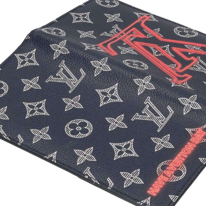 Louis Vuitton M62893 Monogram Ink Upside Down Bifold Wallet For Men