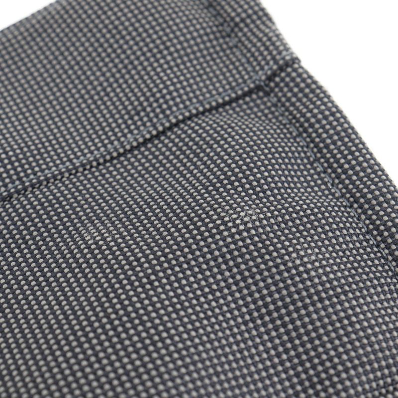 Hermes Yale Line Tote MM Nylon Canvas Gray Unisex Handbag