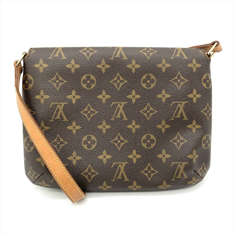 Louis Vuitton Musette Tango Short Shoulder Bag Monogram Canvas M51257 Brown