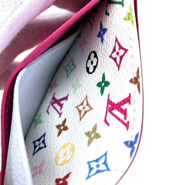 Louis Vuitton Monogram Multicolor Porte Cult Crisscross M14091 Card Case Women's