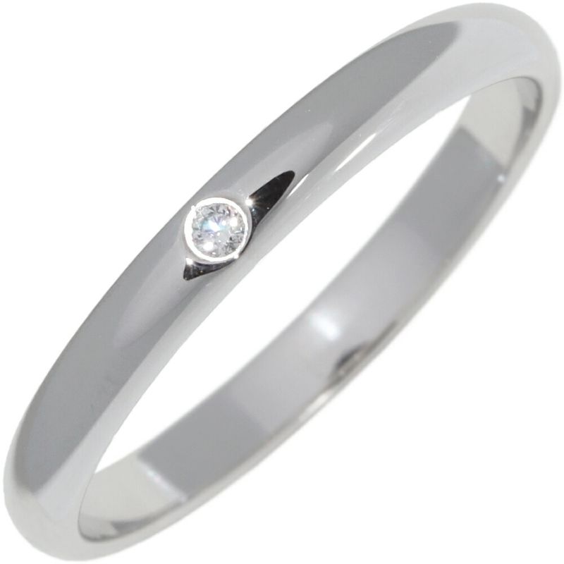 Cartier Ring Pt950 Diamond 1P (001ct) Classic Wedding Ring 1895 Wedding Ring
