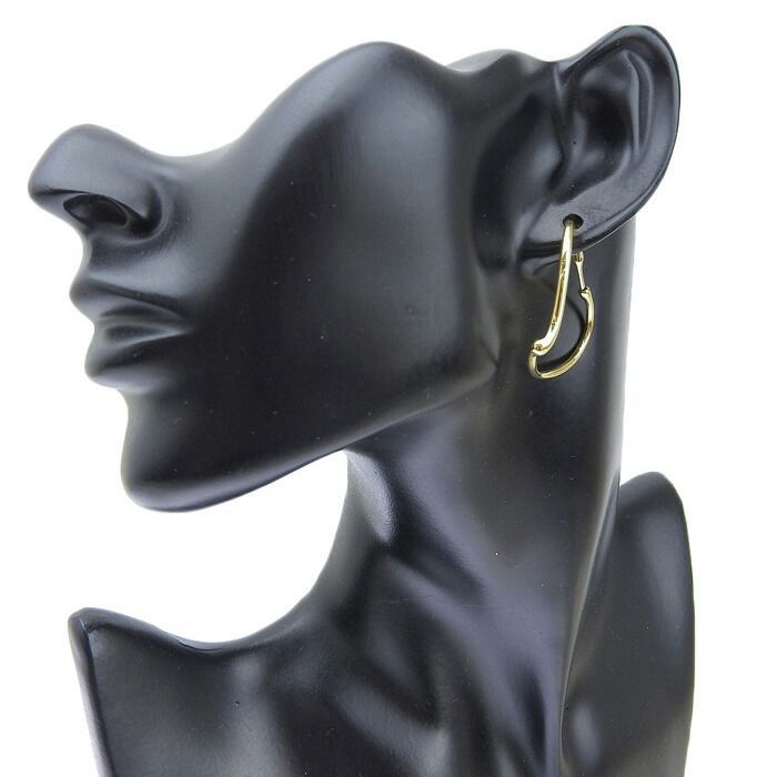 Tiffany & Co Tiffany & Co Open Heart Hoop Earrings Small 18K Yellow Gold 750