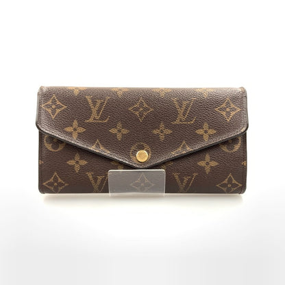Louis Vuitton Monogram Portefeuille Sara Bifold Long Wallet M60531 Brown