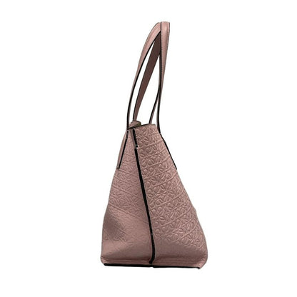 Loewe Tote Bag T Shopper Bag/repeat Light Pink Leather
