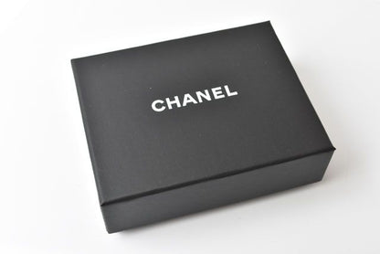 Chanel Necklace Pendant Chanel Coco Mark CC Rhinestone Gunmetal Red