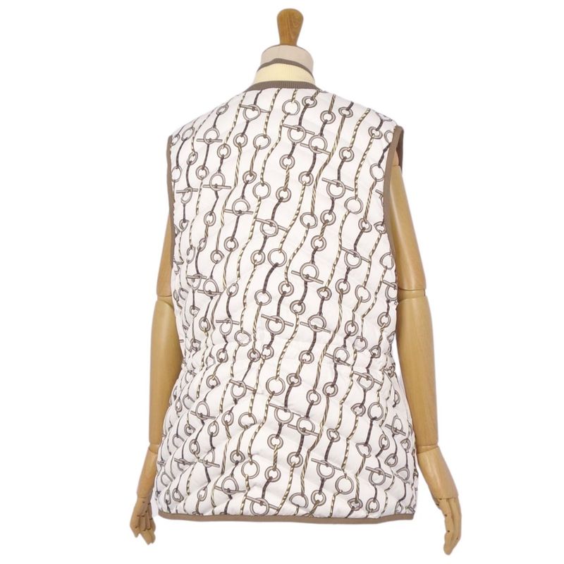 Hermes 23AW Belt Gilet Down Vest Zip Up