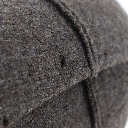 Chanel Hip Bag Wool Brown Ladies Handbag