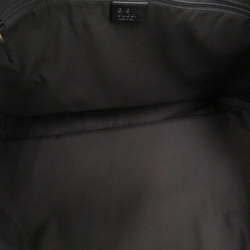 Gucci Horsebit Pattern 238695 Canvas/leather Black Tote Bag Black 0892 Gucci