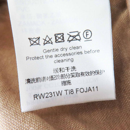 Louis Vuitton 23SS 1ab74i Cotton Washed Denim Cropped Bomber Jacket Beige 34