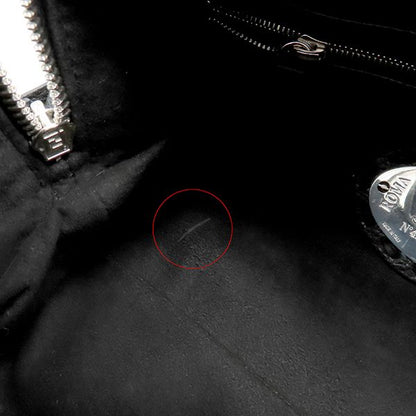 Fendi 2way Bag Selleria Siesta Small Calf Leather Black Silver Hardware Black