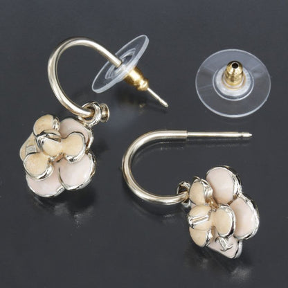 Chanel CC Mark Camellia Earrings 08 P 2008 E1542