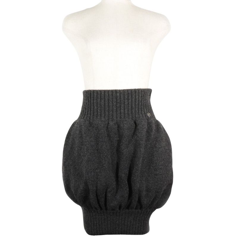Chanel P33485k00877 Cashmere Gray Women's Skirt