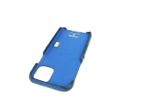 Chanel Coco Marc Matelasse Caviar Skin Iphone 11 Pro Phone Case For Women Blue