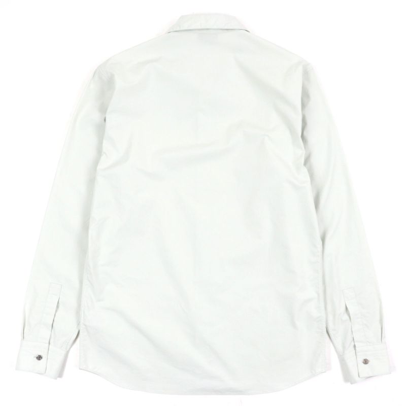  Hermes 23AW 100% Cotton Serie Button Long Sleeve Long Sleeve Shirt Light