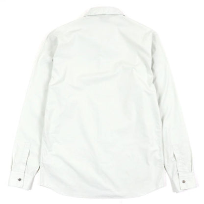  Hermes 23AW 100% Cotton Serie Button Long Sleeve Long Sleeve Shirt Light