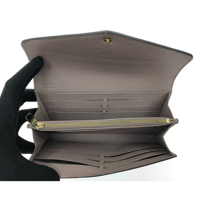 Louis Vuitton Women's Long Wallet Monogram Empreinte Portefeuille Sala