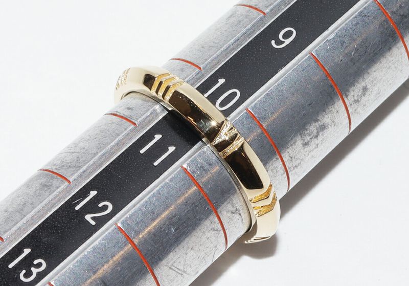 Tiffany & Co Ring 18K Yellow Gold Atlas X Closed Narrow Ring Width 3mm (012in)