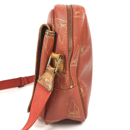 Louis Vuitton Shoulder Bag Calvi M80028 Canvas Avogany Orange