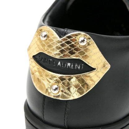 Saint Laurent Paris Sneakers Size 37 Low Cut Rip Patch Leather Shoes 20250722