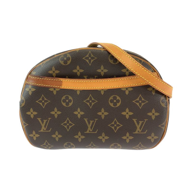 Louis Vuitton Monogram Blois Brown Gold Hardware PVC M51221 Shoulder Bag