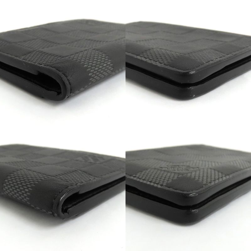 Louis Vuitton Organizer De Poche N60183 Damier Infini Black Card