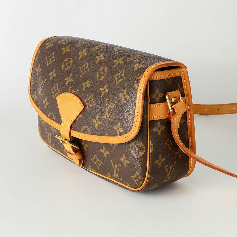 Louis Vuitton Shoulder Bag Sologne Brown Rank A