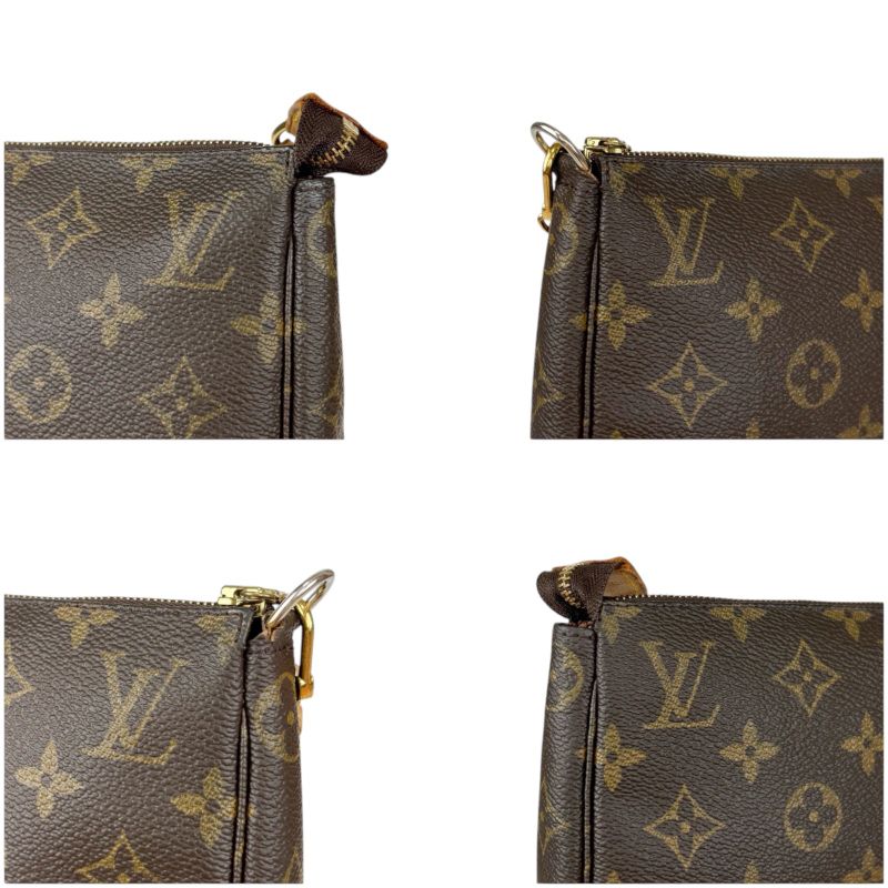 Louis Vuitton Accessoire Pochette Monogram Leather Accessory Pouch Mini Handbag
