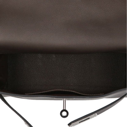 Hermes Kelly Messenger PM Engraved B Svhardware Leather Shoulder Bag Men PM