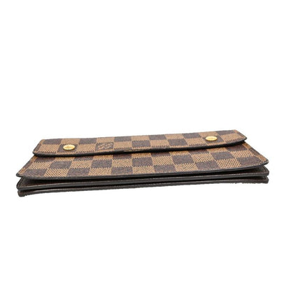 Louis Vuitton Long Wallet Damier Portefeuille Accordion Fold Wallet N60002