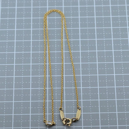 Tiffany & Co Diamond By The Yard Necklace 4.3mm (0.17in) 18K Yellow Gold (18k