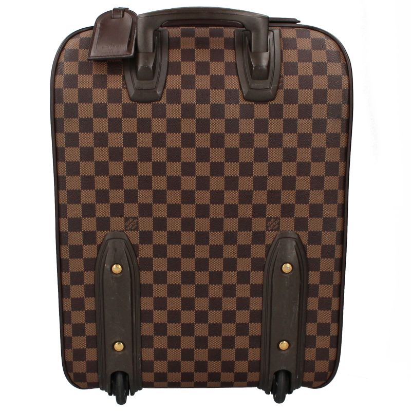 Louis Vuitton Pegase 45 N23293 Damier Ladies Suitcase Brown Excellent Condition