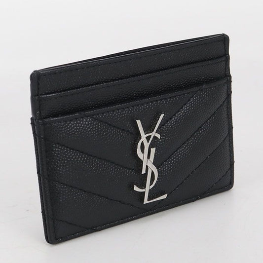 Saint Laurent Monogram 423291 Card Case Leather Women