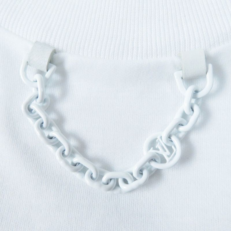 Louis Vuitton 23SS Cropped Box Silhouette Short-sleeved T-shirt White L Made