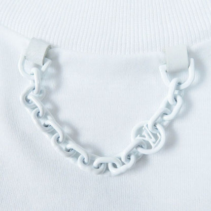 Louis Vuitton 23SS Cropped Box Silhouette Short-sleeved T-shirt White L Made