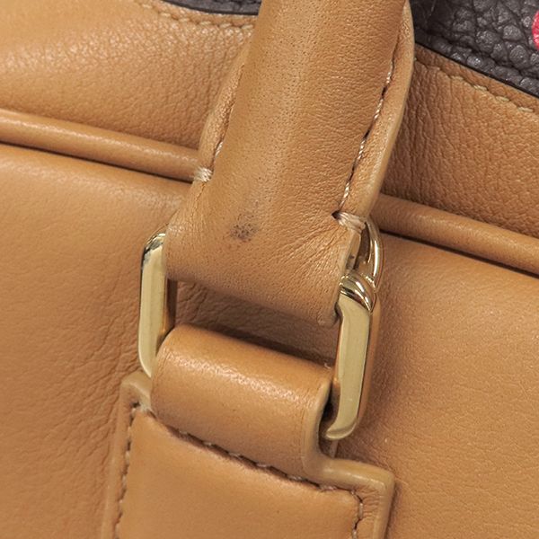 Loewe 2way Bag Octopus Amazona 23 Leather Warm Desert Gold Hardware Brown