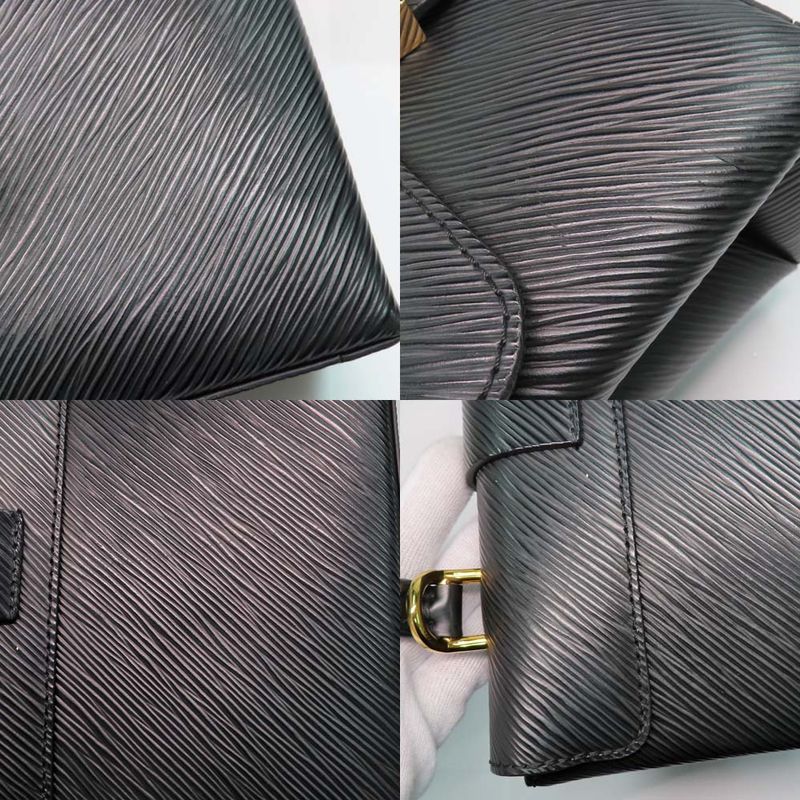 Louis Vuitton Rocki-bb M52880 Epi Noir Black Shoulder Bag 2WAY Gold