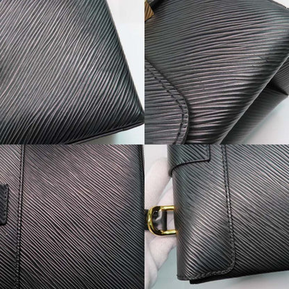 Louis Vuitton Rocki-bb M52880 Epi Noir Black Shoulder Bag 2WAY Gold