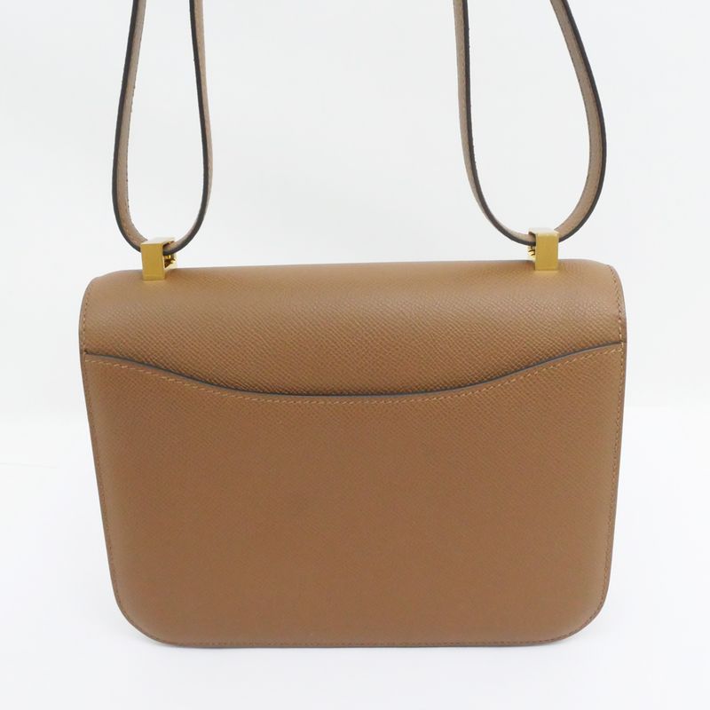 Hermes Constance 24 Milloire Arzan Epson W Engraved Leather Brown