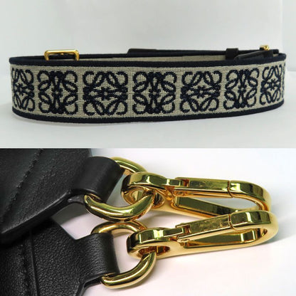 Loewe Anagram Shoulder-strap C073t87x01 Navy- Black Gdhardware Bag